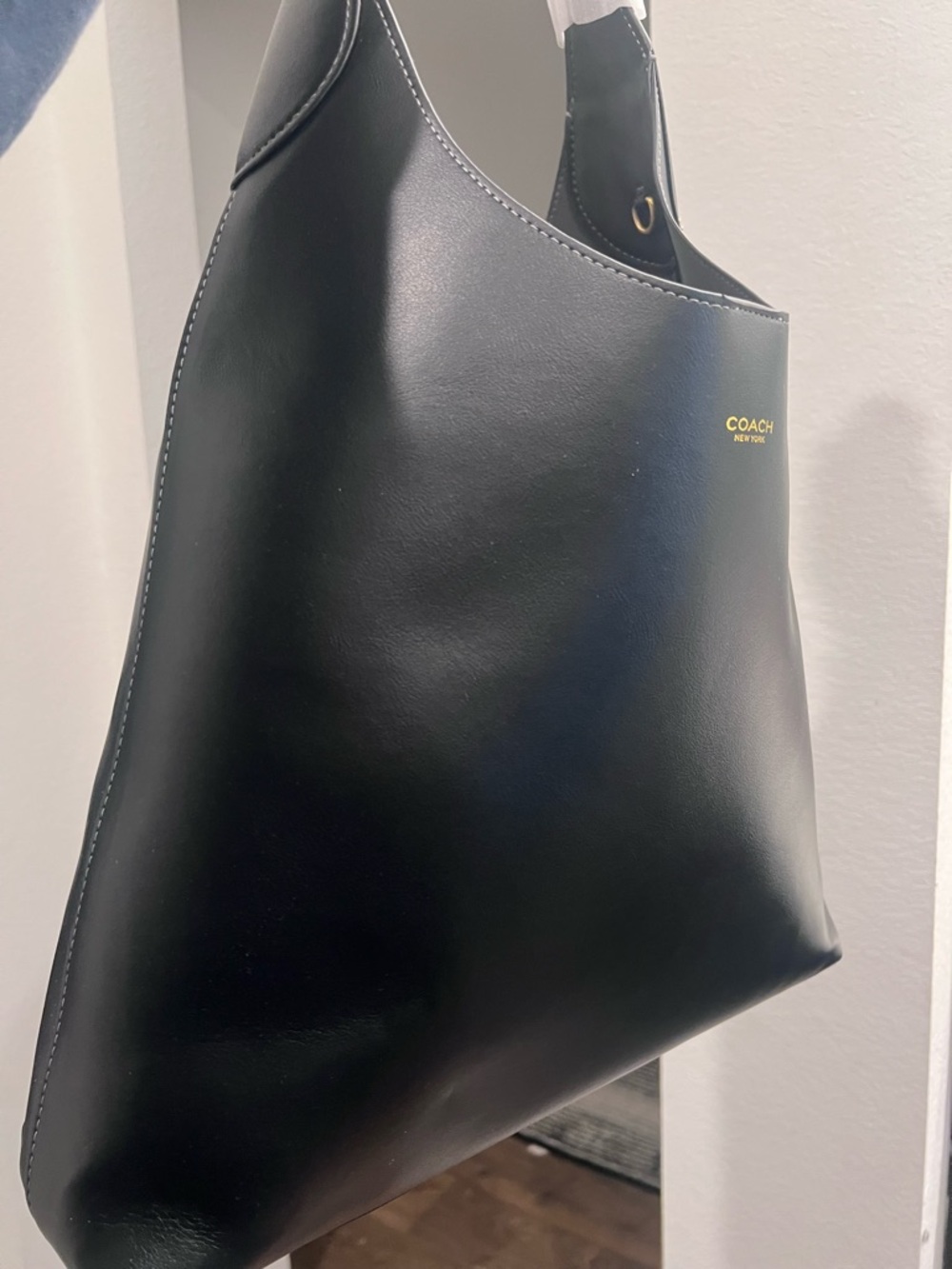 Coach Brooklyn 39 Black with Brass Hardware - Picture 3 of 9